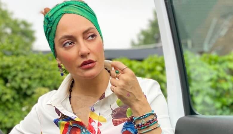 عکس/ تیپ فشنی مهناز افشار با تم سفید