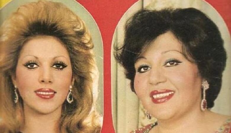 عکس زیرخاکی از هایده و مهستی با چادر!