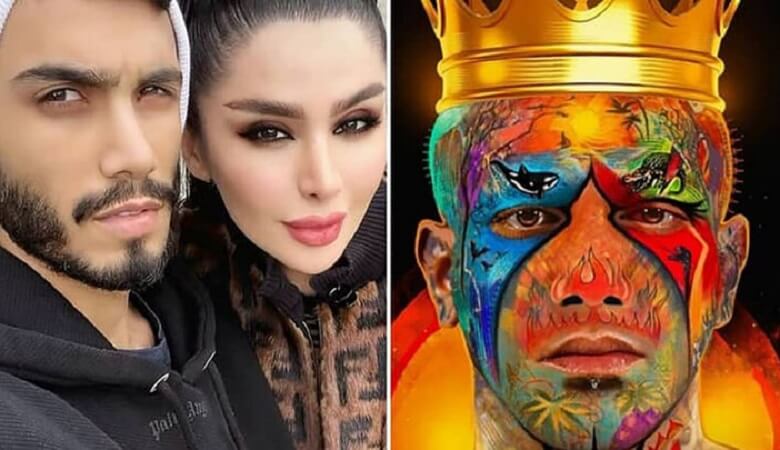 عکس/ استوری محرمی الناز شاکردوست در کنار علم عزاداری