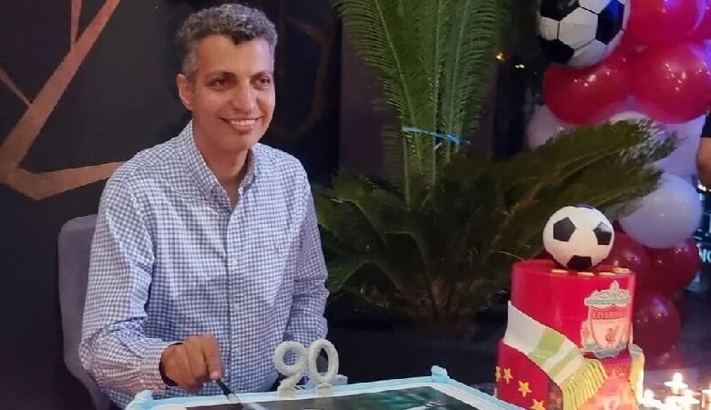 عکس/ شیطنت بامزه سعید آقاخانی به مناسبت عادل فردوسی‌پور