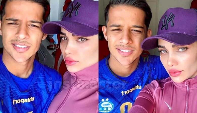 ویدئو/ لیوان مشروب روی میز غذای همسر مهدی قائدی