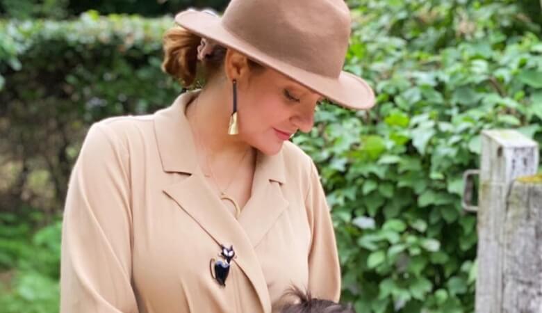 عکس/ موهای رنگین کمانی مهناز افشار در کریسمس