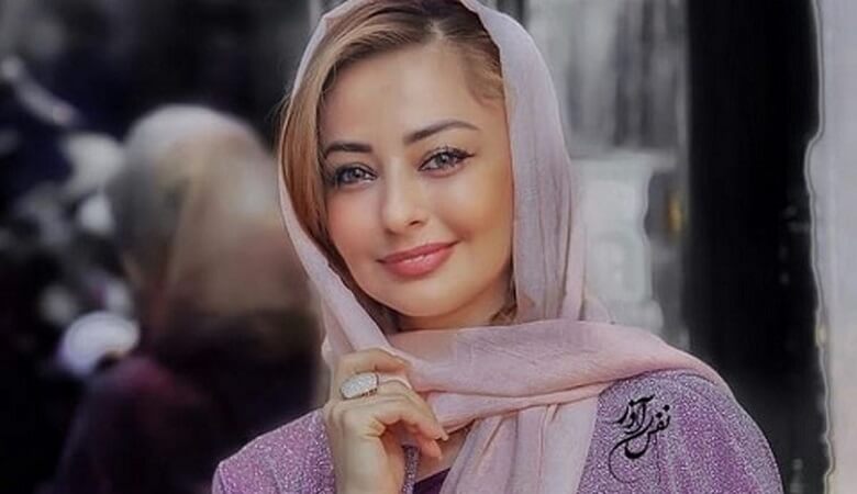 عکس/ سر نفیسه روشن روی بازوی همسر دومش؛ نصفه و نیمه!