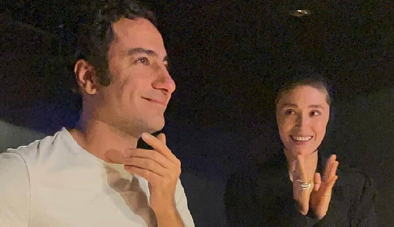 عکس/ نوید محمدزاده پدرش را در آغوش کشید!