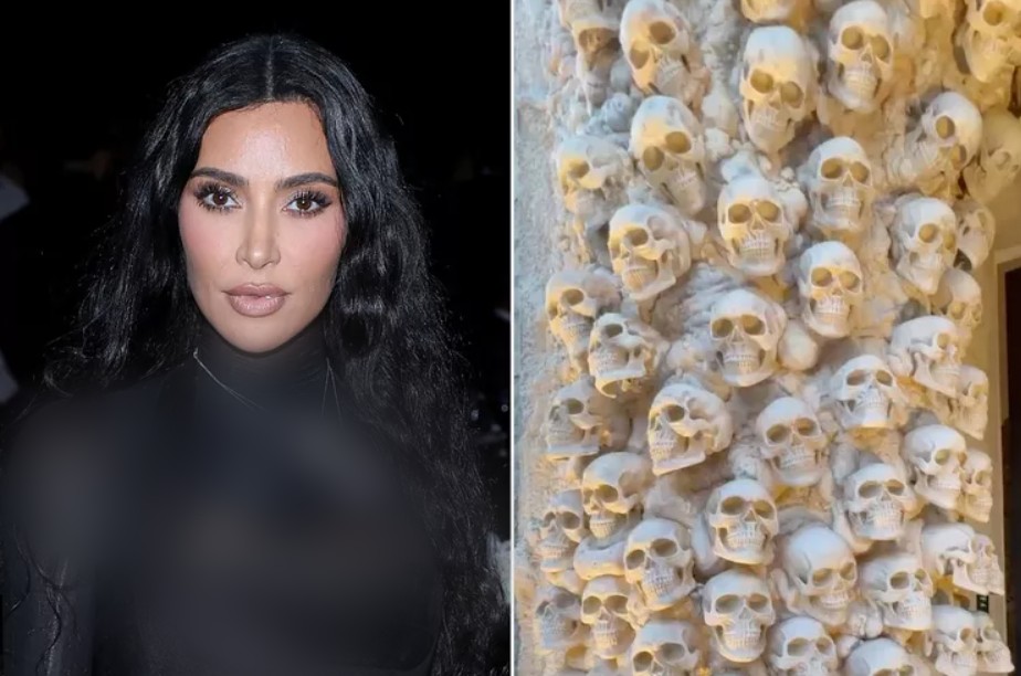 عکس/ تزئینات هالووینی خانه “کیم کارداشیان” را شبیه یک اتاق فرار کرده است!