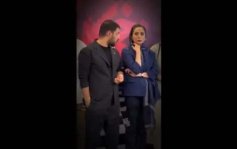 جواد عزتی و رعنا آزادی‌ور