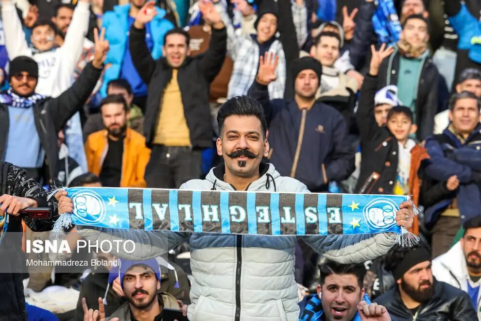 (تصاویر) حال و هوای آزادی ساعتی قبل از بازی استقلال و النصر