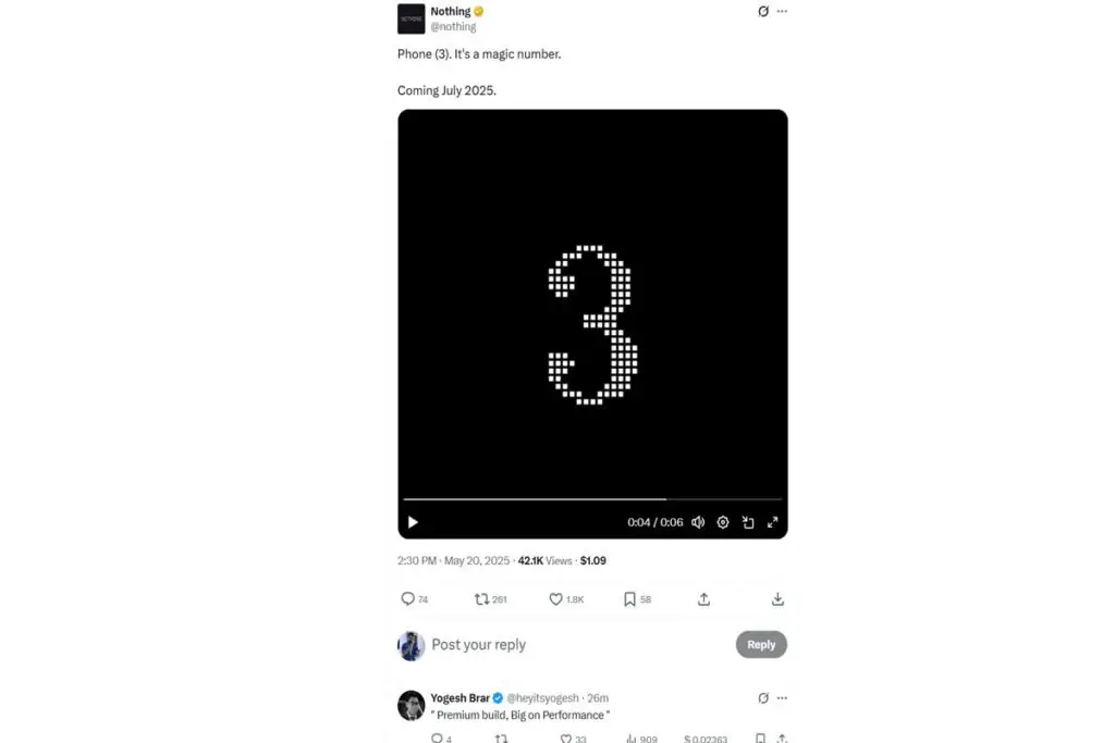 ناتینگ فون 3